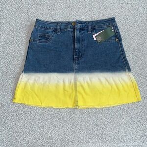 wild fable jean mini skirt